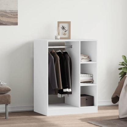 Armadio Bianco 77x48x102 cm in Legno Multistrato | homemem39