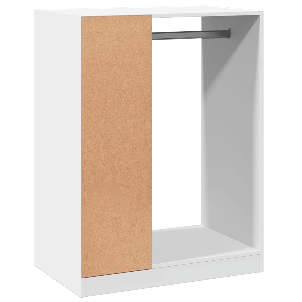 Armadio Bianco 77x48x102 cm in Legno Multistrato | homemem39