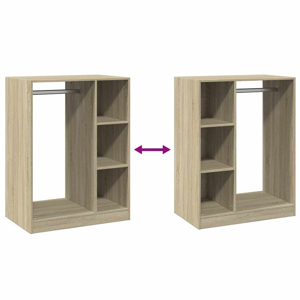 Armadio Rovere Sonoma 77x48x102 cm in Legno Multistrato | homemem39