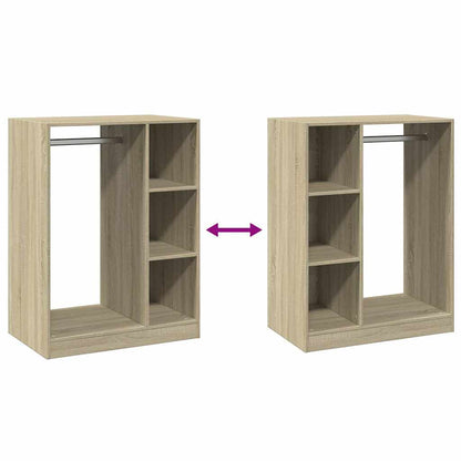 Armadio Rovere Sonoma 77x48x102 cm in Legno Multistrato | homemem39