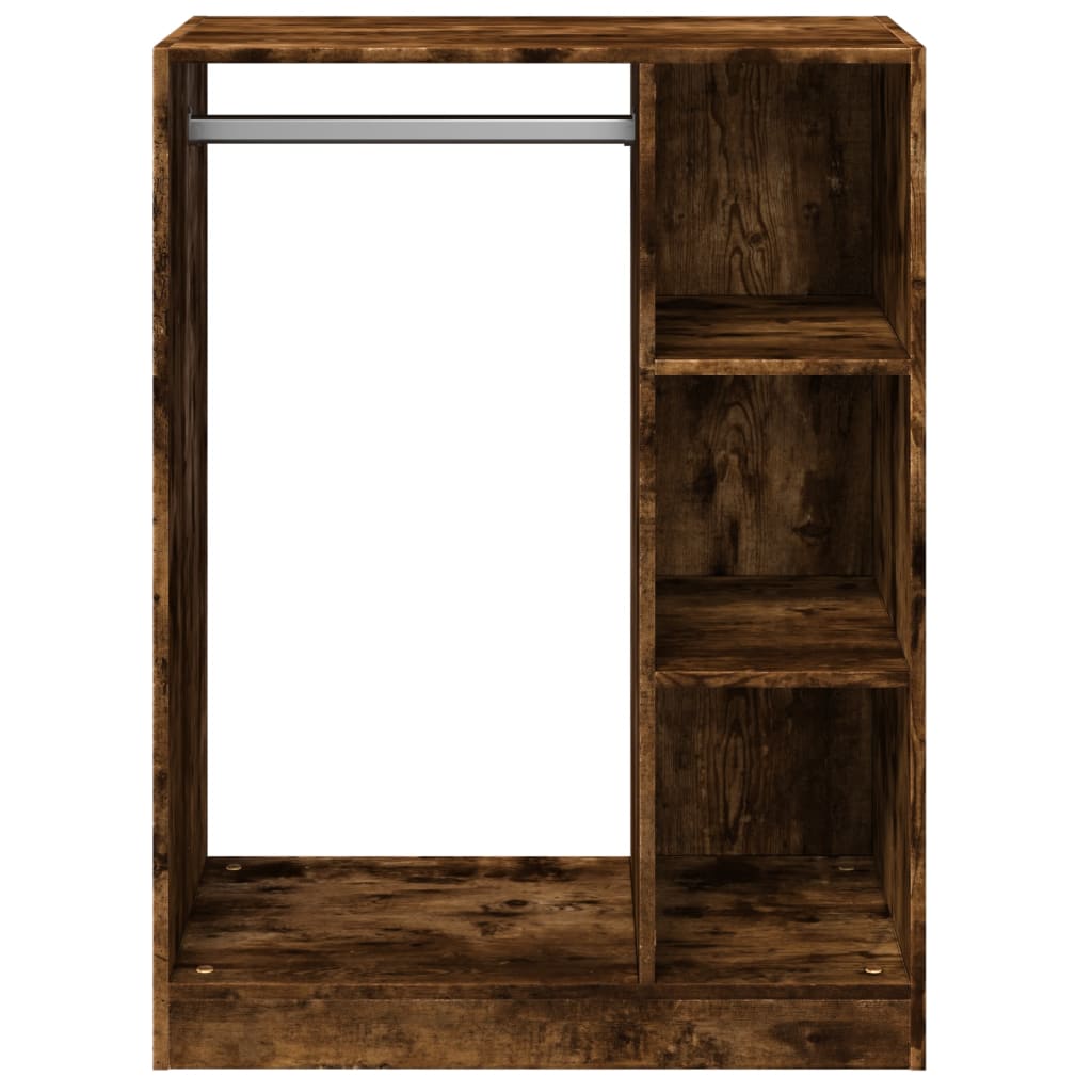 Armadio Rovere Fumo 77x48x102 cm in Legno Multistrato | homemem39