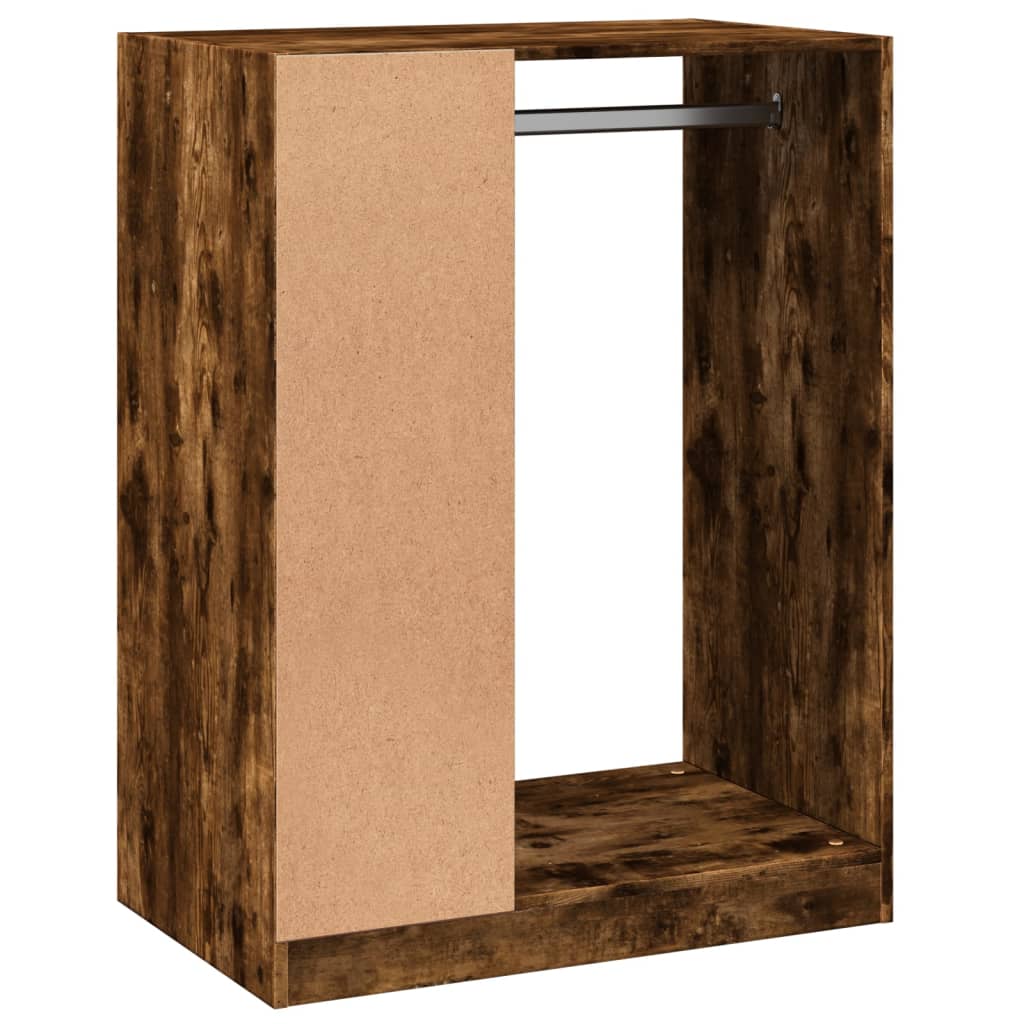 Armadio Rovere Fumo 77x48x102 cm in Legno Multistrato | homemem39