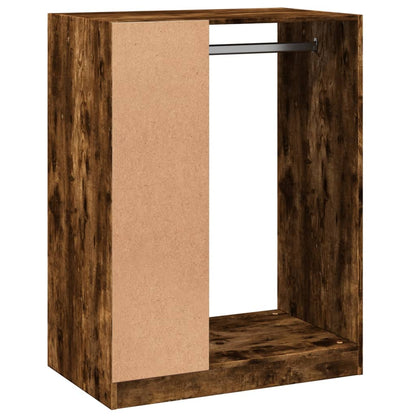 Armadio Rovere Fumo 77x48x102 cm in Legno Multistrato | homemem39