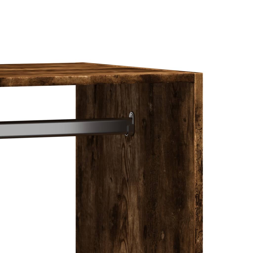 Armadio Rovere Fumo 77x48x102 cm in Legno Multistrato | homemem39