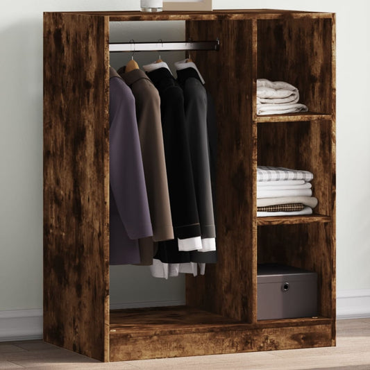 Armadio Rovere Fumo 77x48x102 cm in Legno Multistrato - homemem39