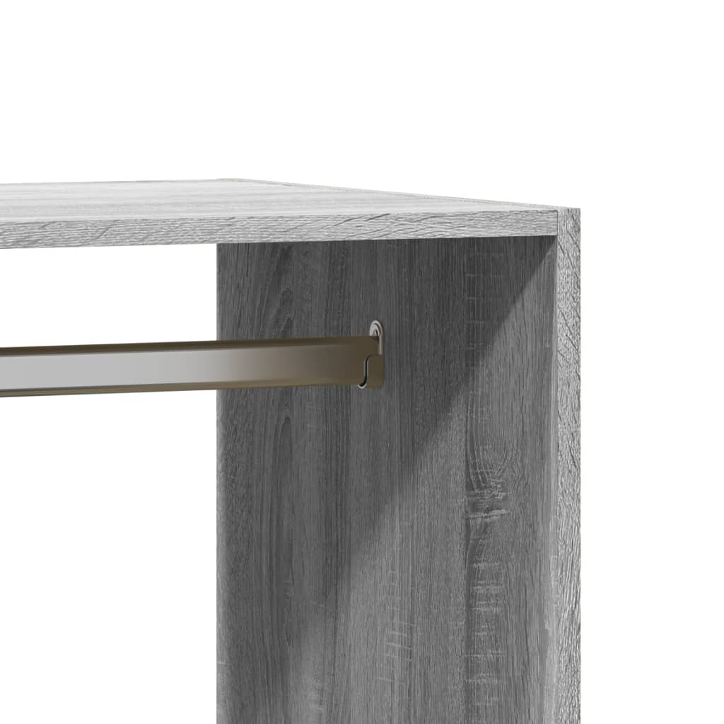 Armadio Grigio Sonoma 77x48x102 cm in Legno Multistrato | homemem39