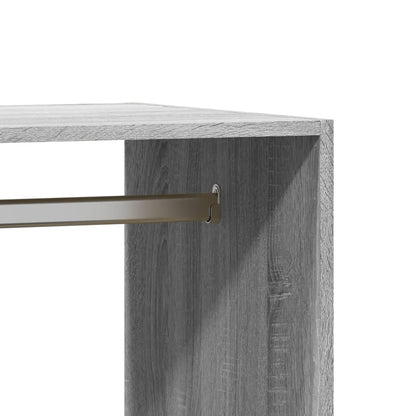 Armadio Grigio Sonoma 77x48x102 cm in Legno Multistrato | homemem39