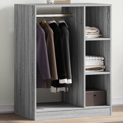 Armadio Grigio Sonoma 77x48x102 cm in Legno Multistrato | homemem39
