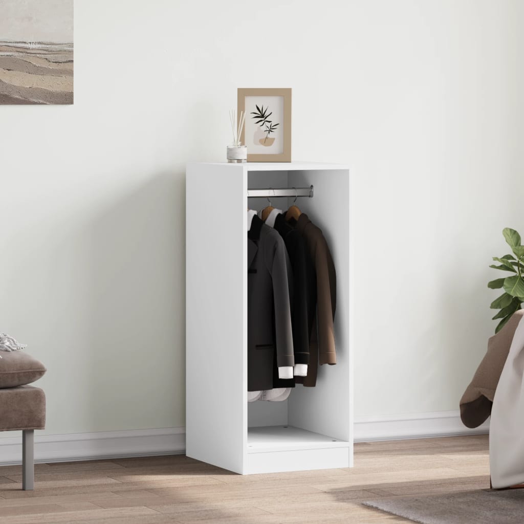 Armadio Bianco 48x41x102 cm in Legno Multistrato | homemem39