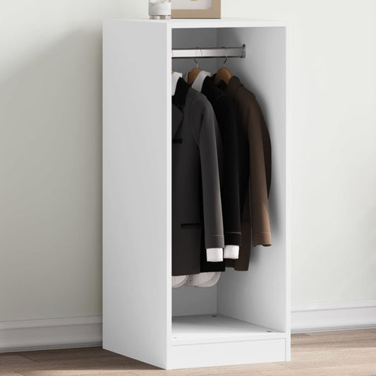 Armadio Bianco 48x41x102 cm in Legno Multistrato - homemem39