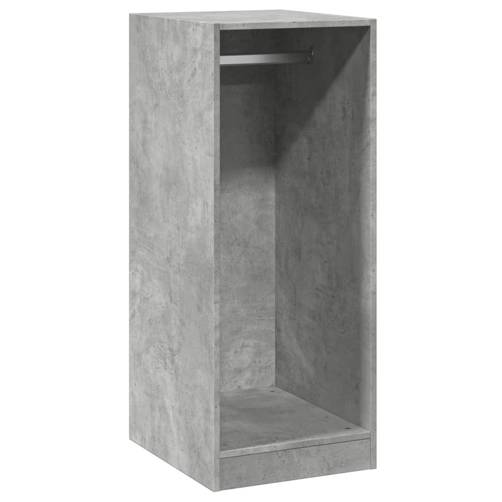 Armadio Grigio Cemento 48x41x102 cm in Legno Multistrato | homemem39
