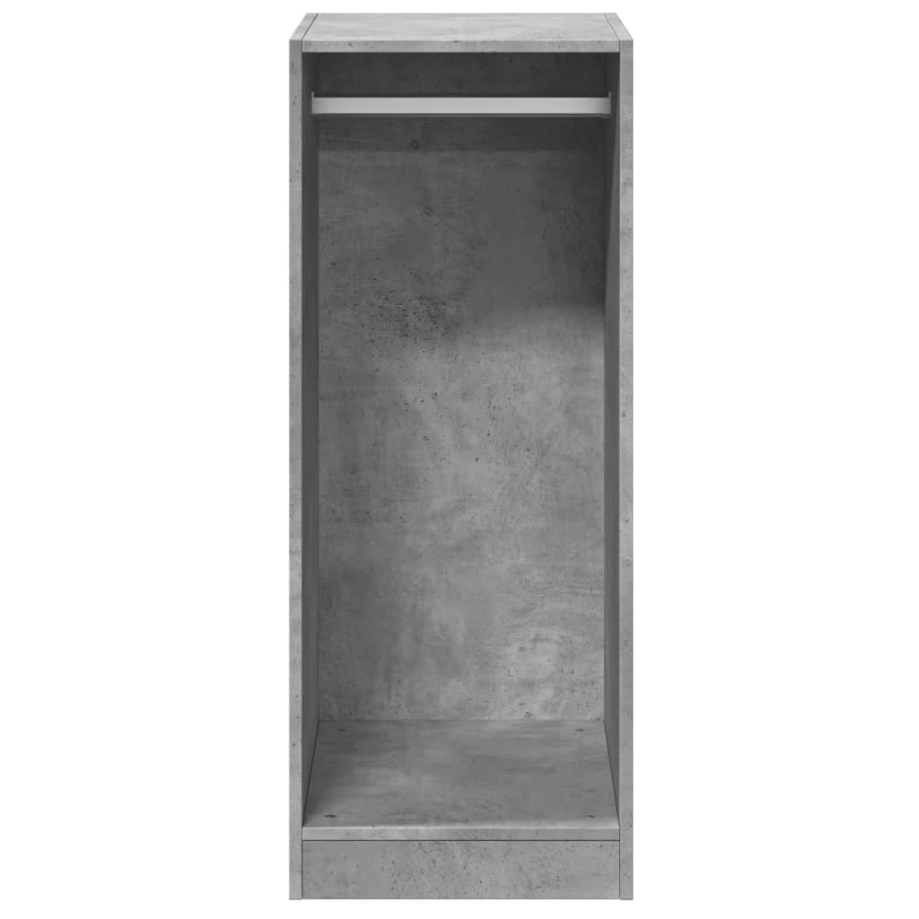 Armadio Grigio Cemento 48x41x102 cm in Legno Multistrato | homemem39