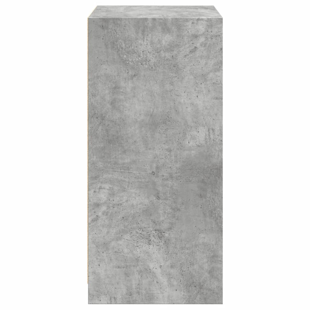 Armadio Grigio Cemento 48x41x102 cm in Legno Multistrato | homemem39