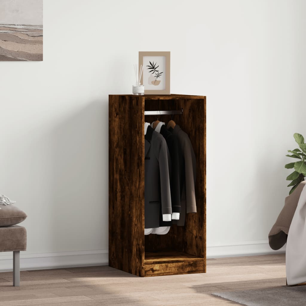 Armadio Rovere Fumo 48x41x102 cm in Legno Multistrato | homemem39