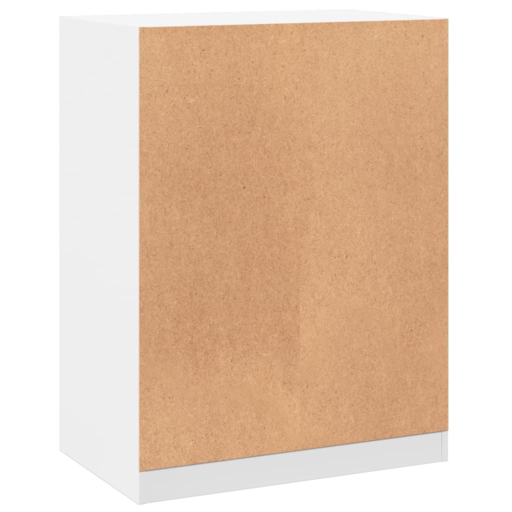 Armadio Bianco 77x48x102 cm in Legno Multistrato | homemem39
