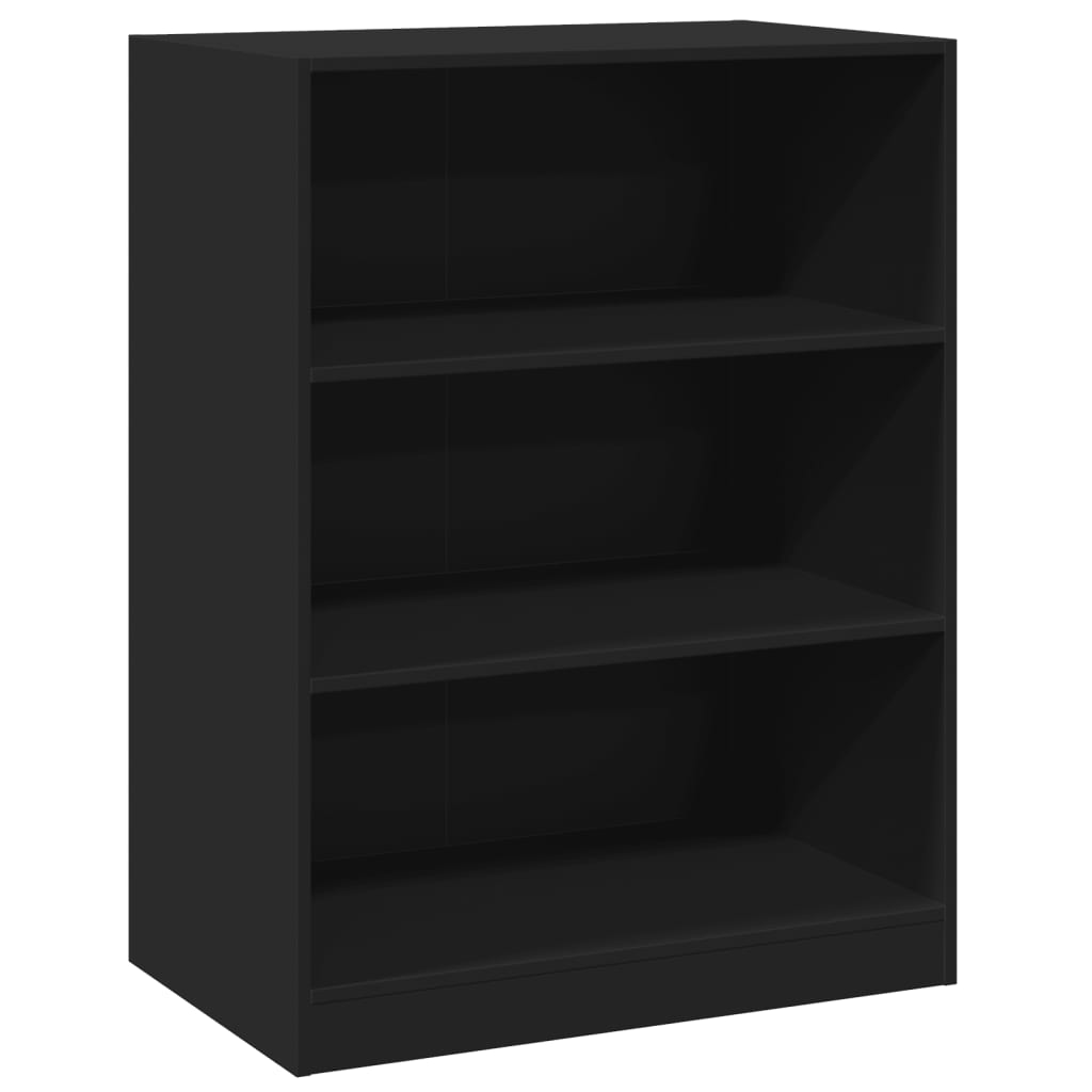 Armadio Nero 77x48x102 cm in Legno Multistrato | homemem39