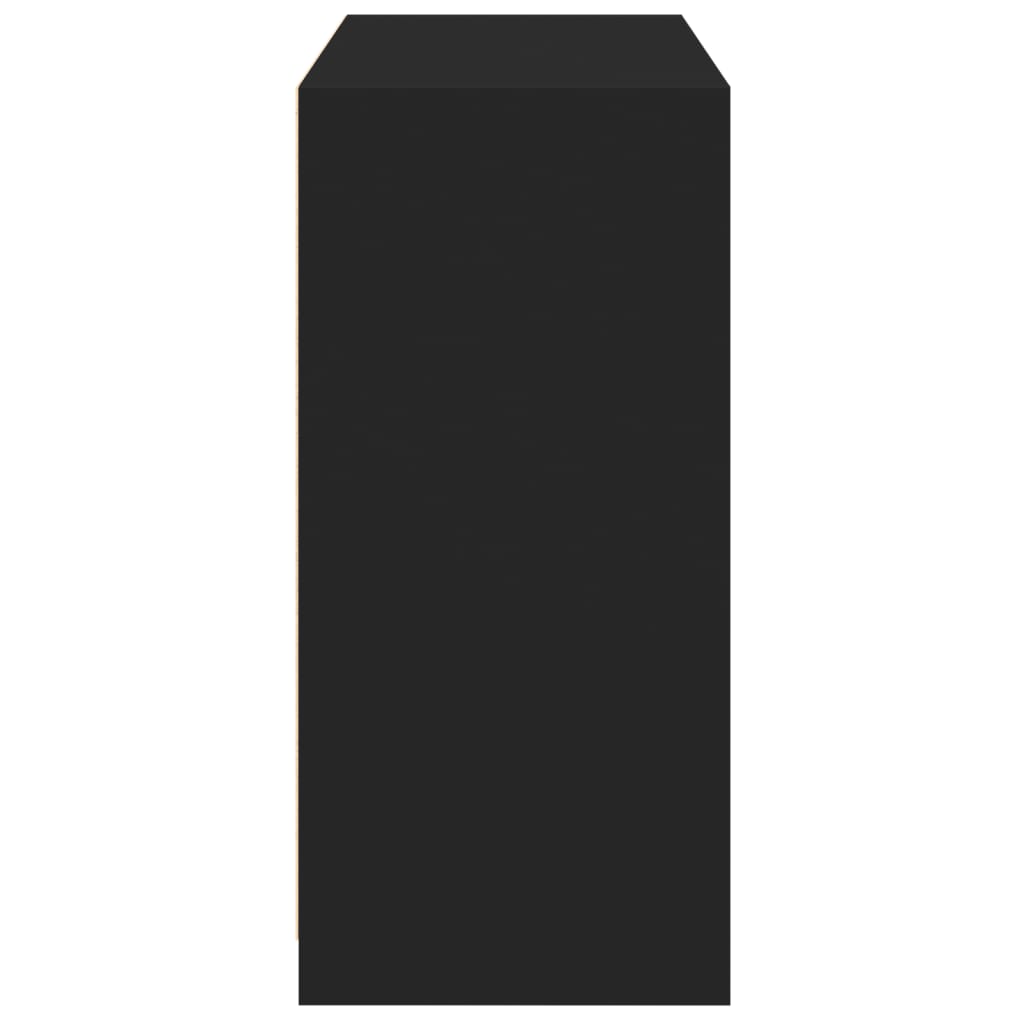 Armadio Nero 77x48x102 cm in Legno Multistrato | homemem39