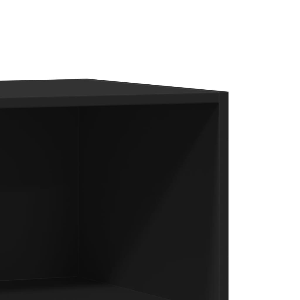 Armadio Nero 77x48x102 cm in Legno Multistrato | homemem39