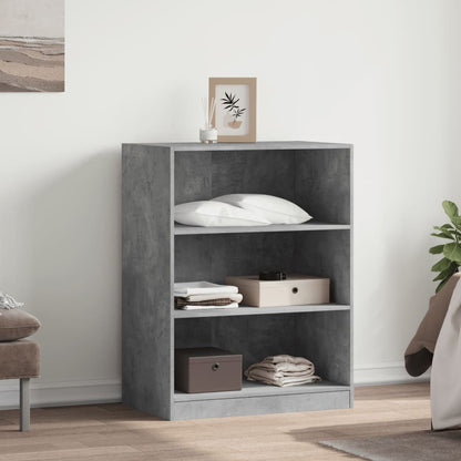 Armadio Grigio Cemento 77x48x102 cm in Legno Multistrato | homemem39