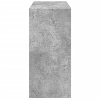 Armadio Grigio Cemento 77x48x102 cm in Legno Multistrato | homemem39