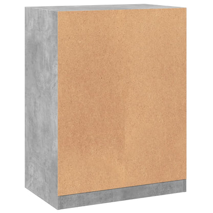 Armadio Grigio Cemento 77x48x102 cm in Legno Multistrato | homemem39
