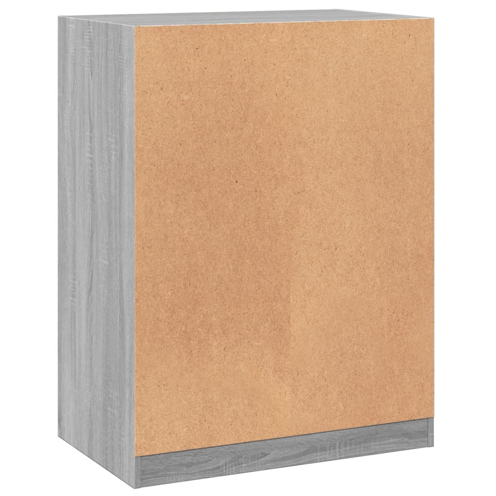 Armadio Grigio Sonoma 77x48x102 cm in Legno Multistrato | homemem39