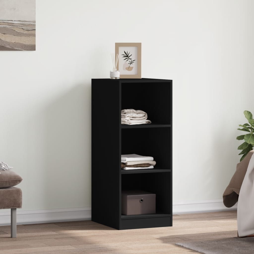 Armadio Nero 48x41x102 cm in Legno Multistrato | homemem39