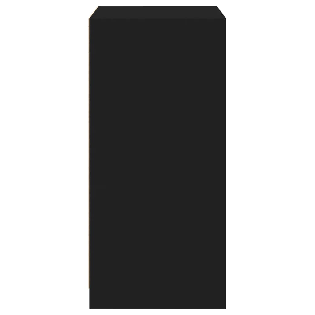 Armadio Nero 48x41x102 cm in Legno Multistrato | homemem39