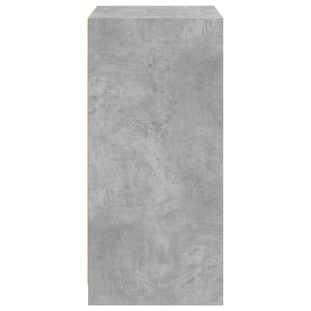 Armadio Grigio Cemento 48x41x102 cm in Legno Multistrato | homemem39