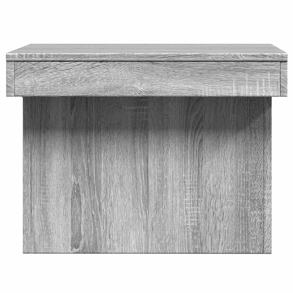 Tavolino da Salotto Grigio Sonoma 80x55x40 cm Legno Multistrato | homemem39