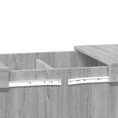 Tavolino da Salotto Grigio Sonoma 80x55x40 cm Legno Multistrato | homemem39