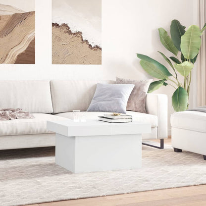 Tavolino da Salotto Bianco 100x55x40 cm in Legno Multistrato | homemem39