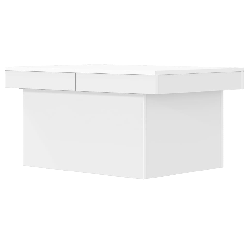 Tavolino da Salotto Bianco 100x55x40 cm in Legno Multistrato | homemem39