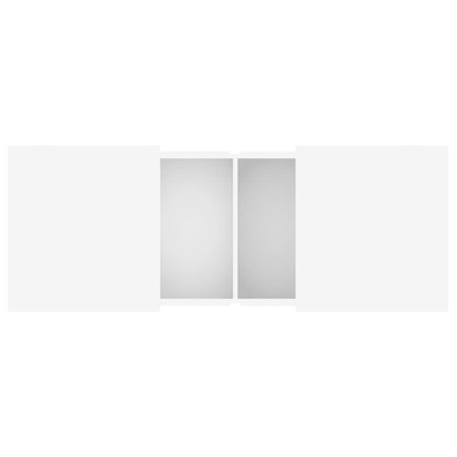 Tavolino da Salotto Bianco 100x55x40 cm in Legno Multistrato | homemem39