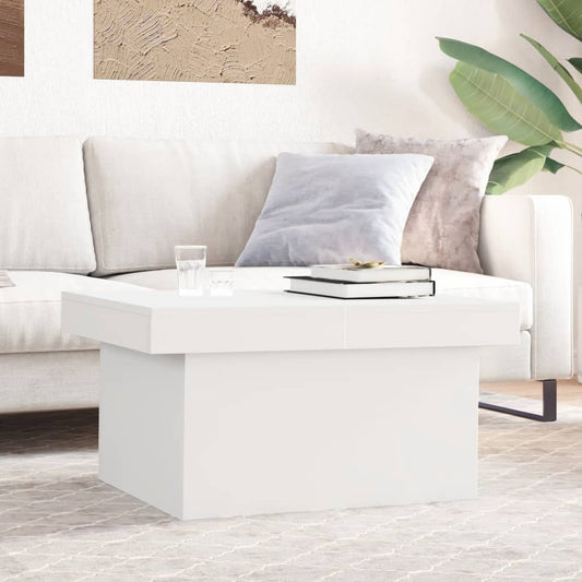 Tavolino da Salotto Bianco 100x55x40 cm in Legno Multistrato | homemem39