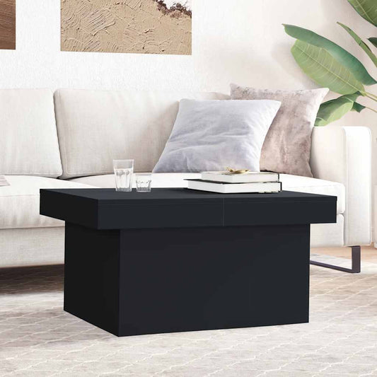 Tavolino da Salotto Nero 100x55x40 cm in Legno Multistrato | homemem39
