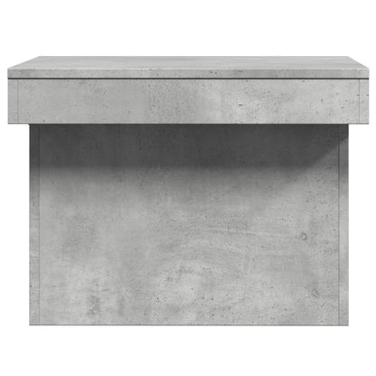 Tavolino Salotto Grigio Cemento 100x55x40 cm Legno Multistrato | homemem39