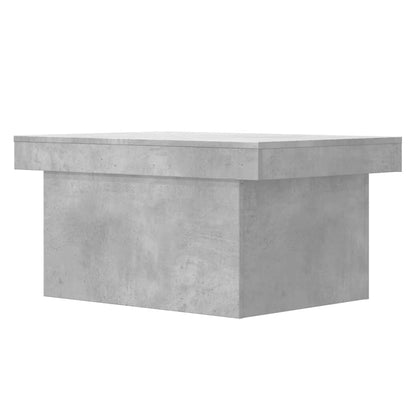 Tavolino Salotto Grigio Cemento 100x55x40 cm Legno Multistrato | homemem39