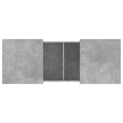 Tavolino Salotto Grigio Cemento 100x55x40 cm Legno Multistrato | homemem39