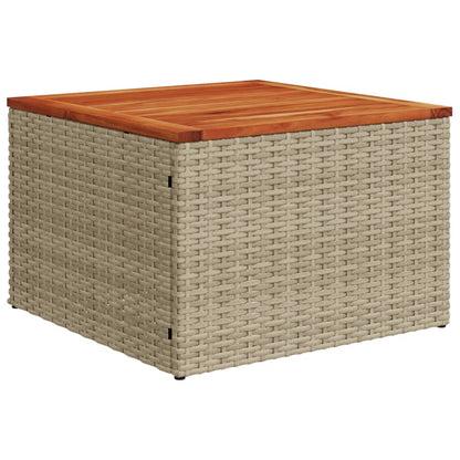 Set Divano da Giardino 10 pz con Cuscini Beige in Polyrattan | homemem39