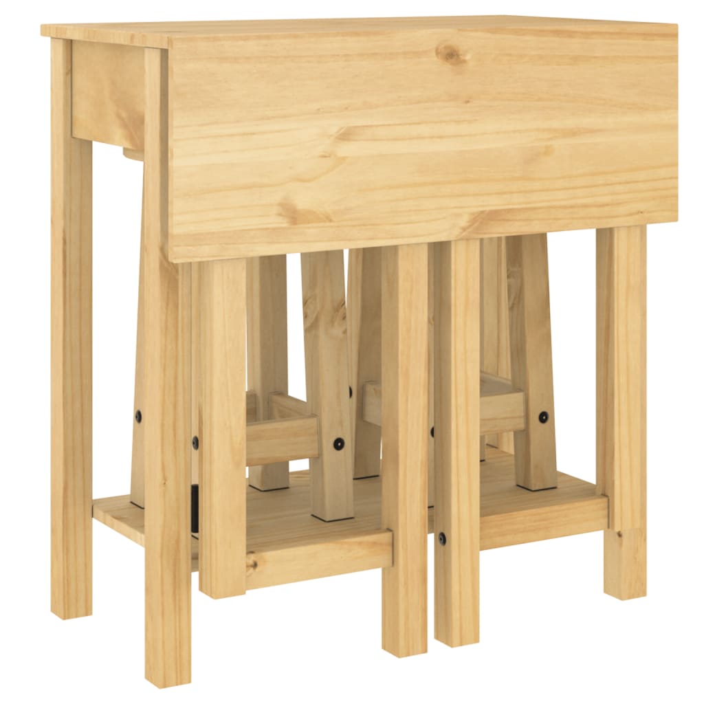 Set da Bar 3 pz in Legno Massello di Pino | homemem39