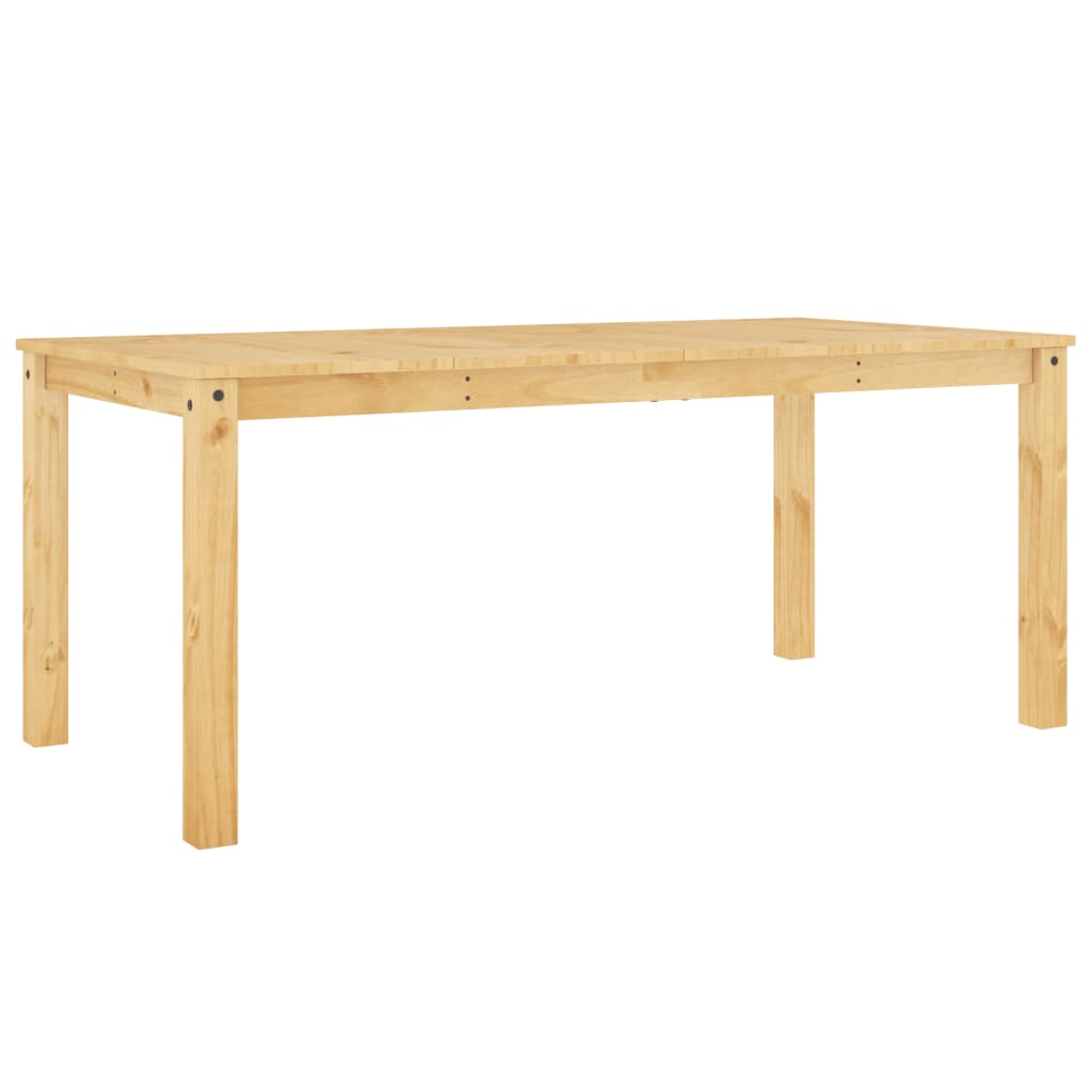 Tavolo da Pranzo PANAMA Grigio 180x90x75 cm Legno Massello Pino | homemem39
