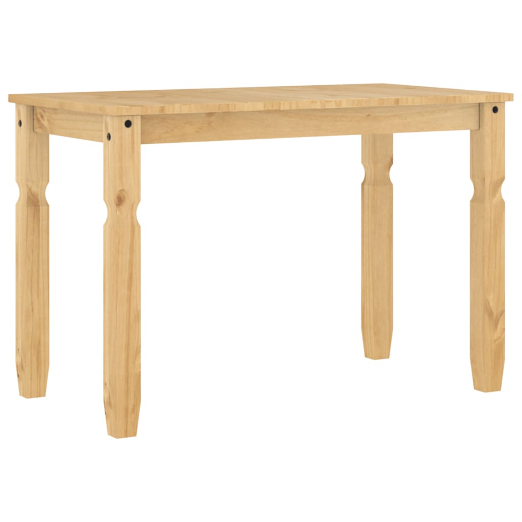 Tavolo da Pranzo Corona 112x60x75 cm in Legno Massello di Pino | homemem39