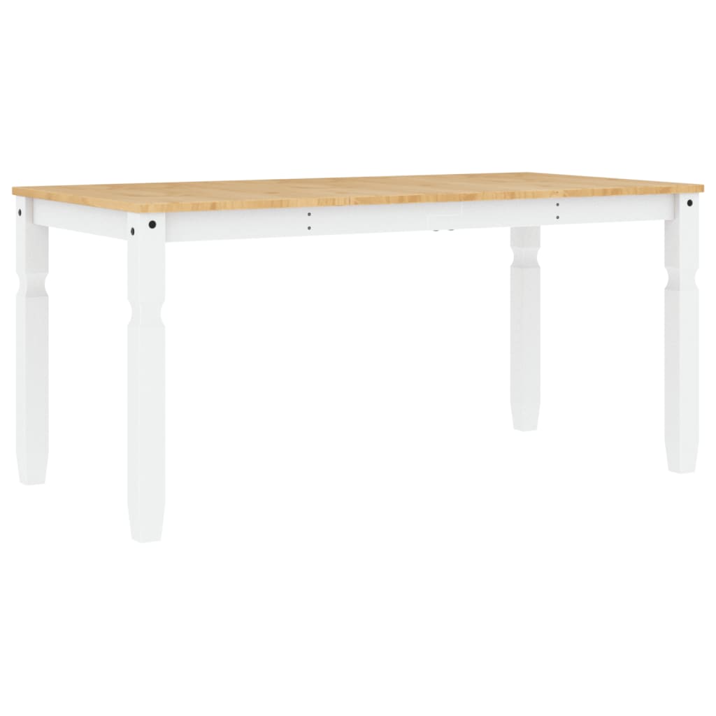 Tavolo da Pranzo Corona 160x80x75 cm in Legno Massello di Pino | homemem39