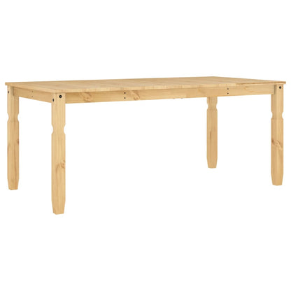 Tavolo da Pranzo Corona 180x90x75 cm in Legno Massello di Pino | homemem39