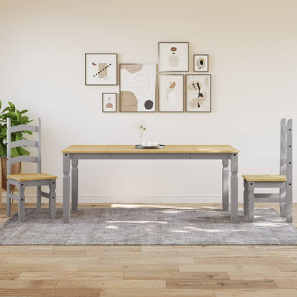 Tavolo da Pranzo Corona 180x90x75 cm in Legno Massello di Pino | homemem39