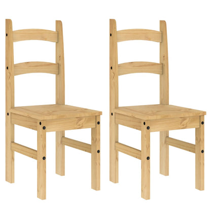 Sedie da Pranzo 2 pz 40x46x99 cm Legno Massello di Pino | homemem39