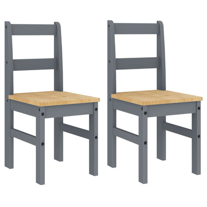 Sedie da Pranzo 2 pz PANAMA 105x30x45 cm Legno Massello Pino | homemem39