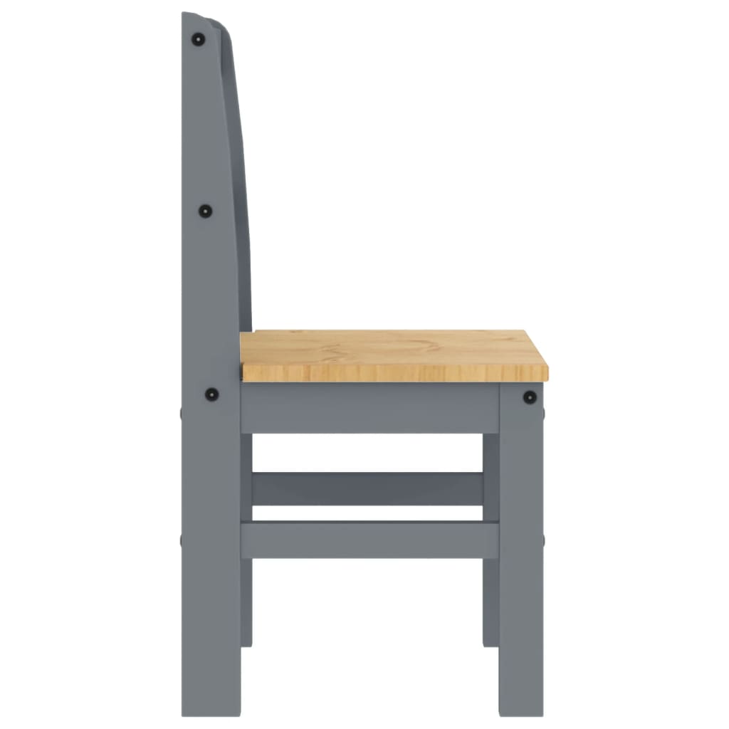 Sedie da Pranzo 2 pz PANAMA 105x30x45 cm Legno Massello Pino | homemem39