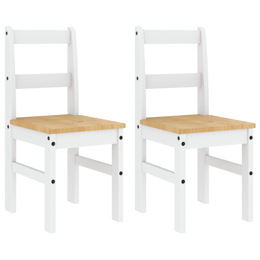 Sedie da Pranzo 2 pz PANAMA 105x30x45 cm Legno Massello Pino | homemem39